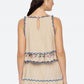 Sea - Melinda Embroidered Tank