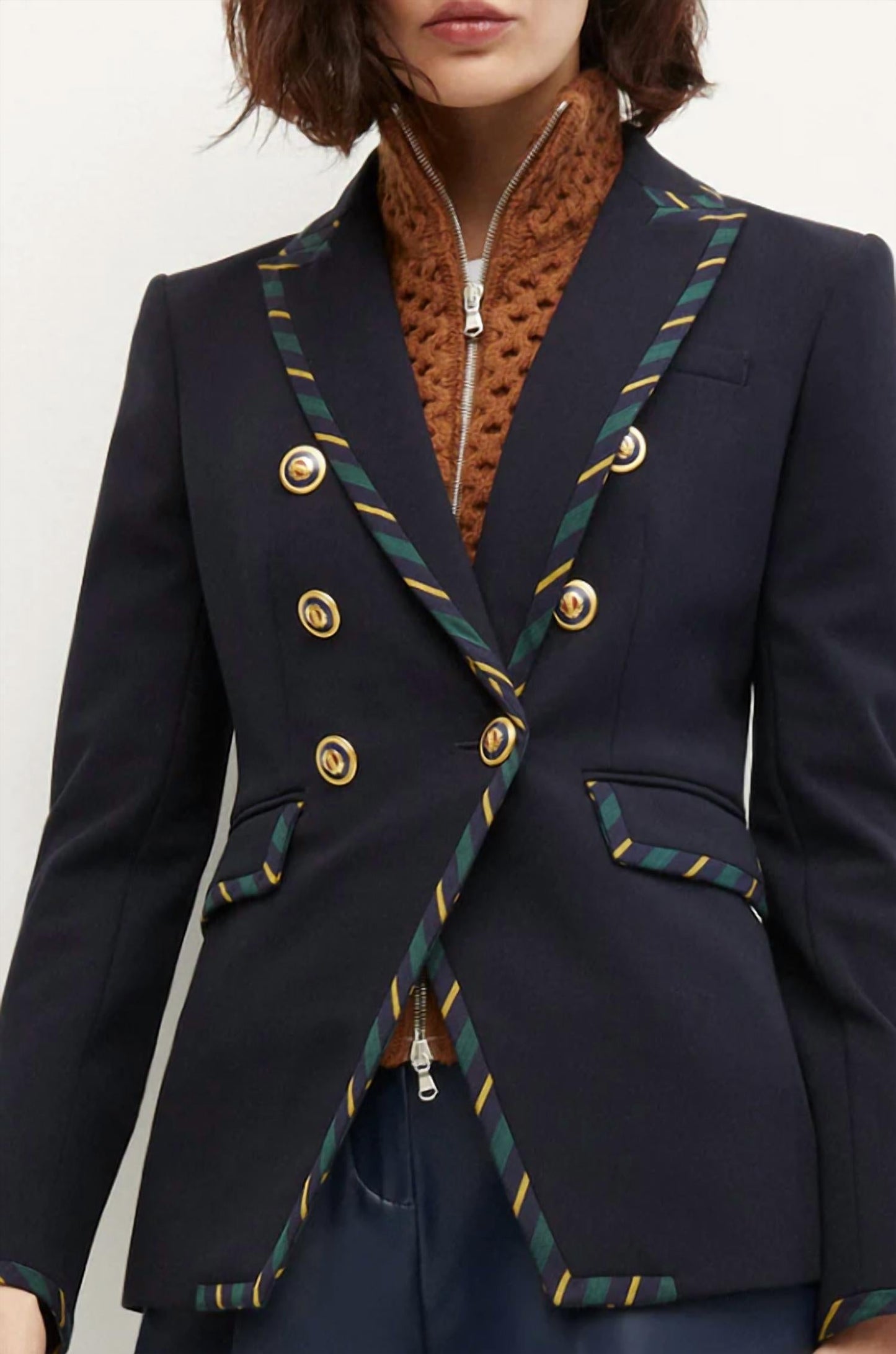 Veronica Beard - Women's Tihany Lambswool Knit Dickey Jacket Insert