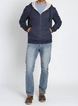 Jachs New York - Sherpa Lined Waffle Hoodie