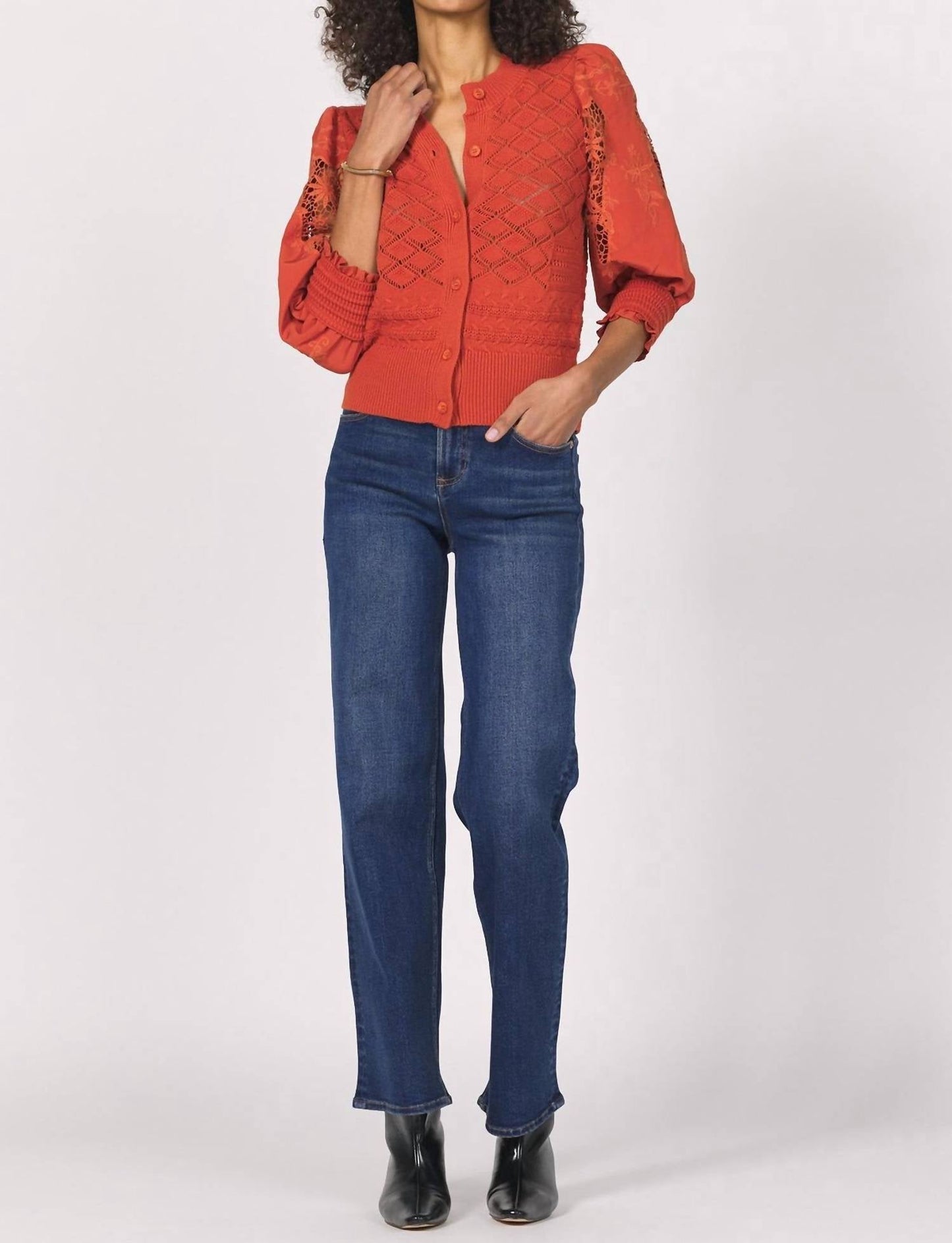 Another Love - Ankara Mesh Cardigan