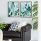 Sylvan Serenity™ — Set of 2 Blue & Green Leaf Acrylic Prints