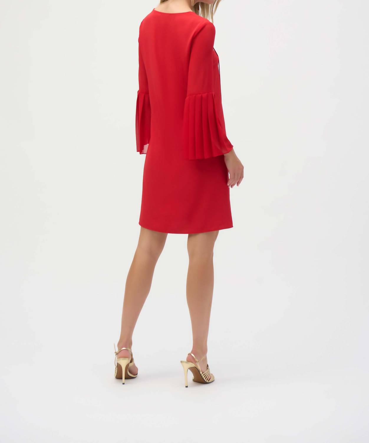 Joseph Ribkoff - Eggshell And Chiffon Straight Dress