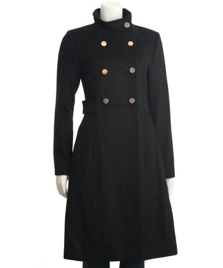 Eliza J - Women's Wool Blend Military Walker Coat