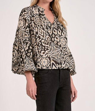 Elan - Bubble Sleeve Blouse