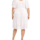 Karen Kane - Embroidered Eyelet Puff Sleeve Dress