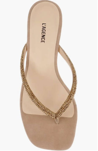 L'Agence - Women's Hortense Kitten Heel Sandal