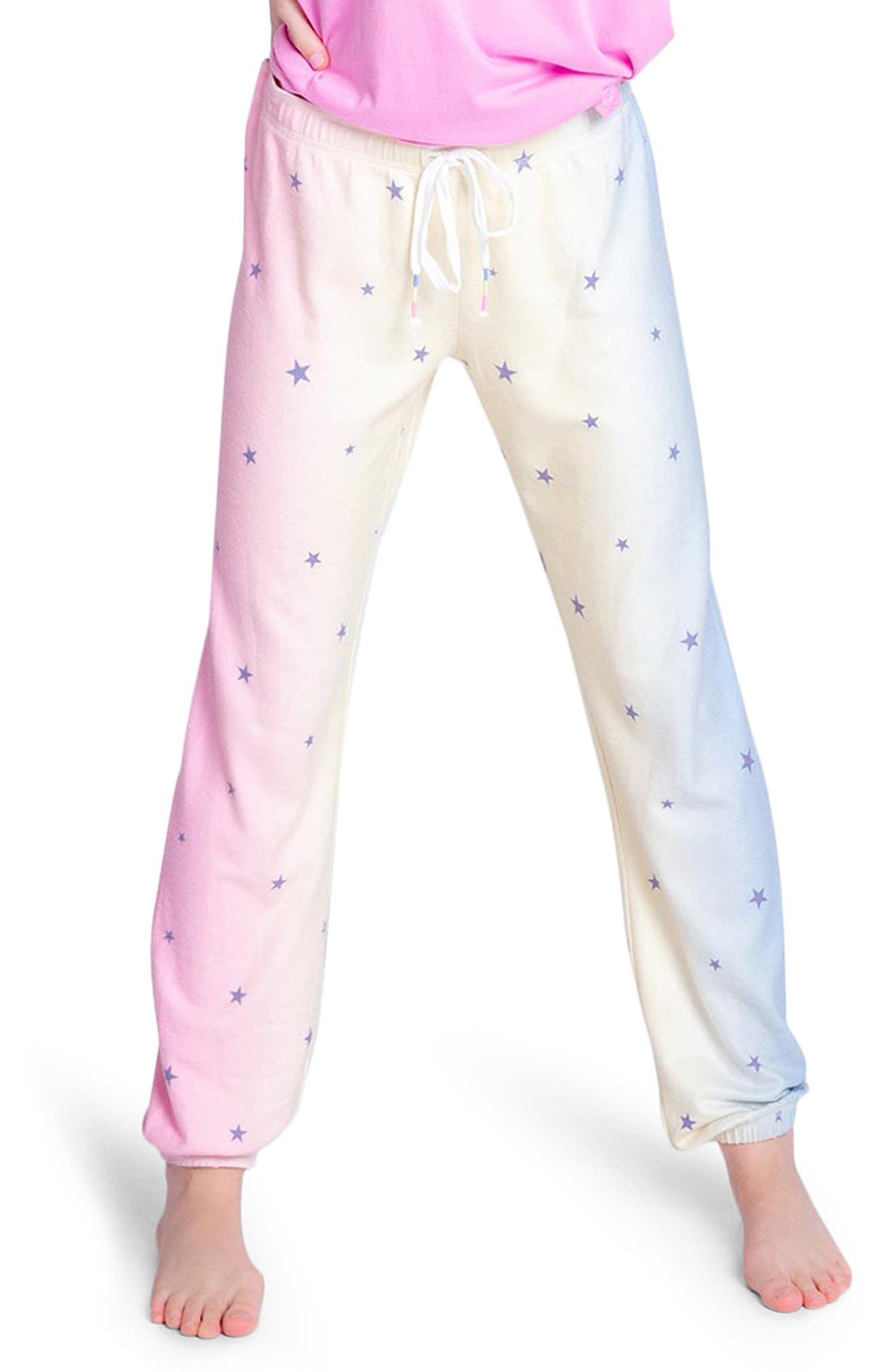 Women's PJ Salvage Blue Peachy Jersey Jogger Pants