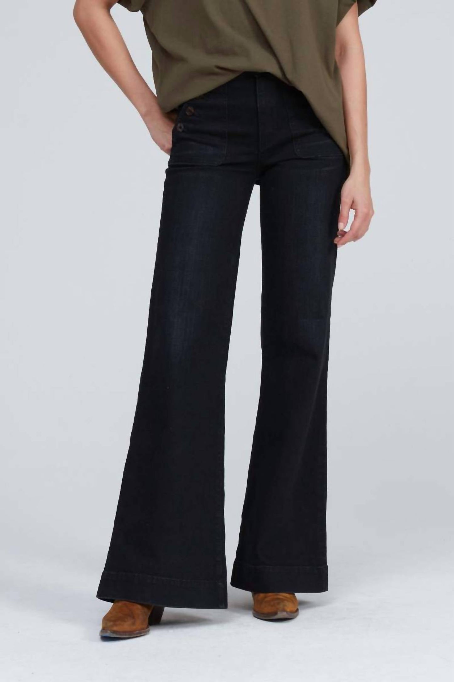 Askk Ny - Brick House Wide Leg Jeans