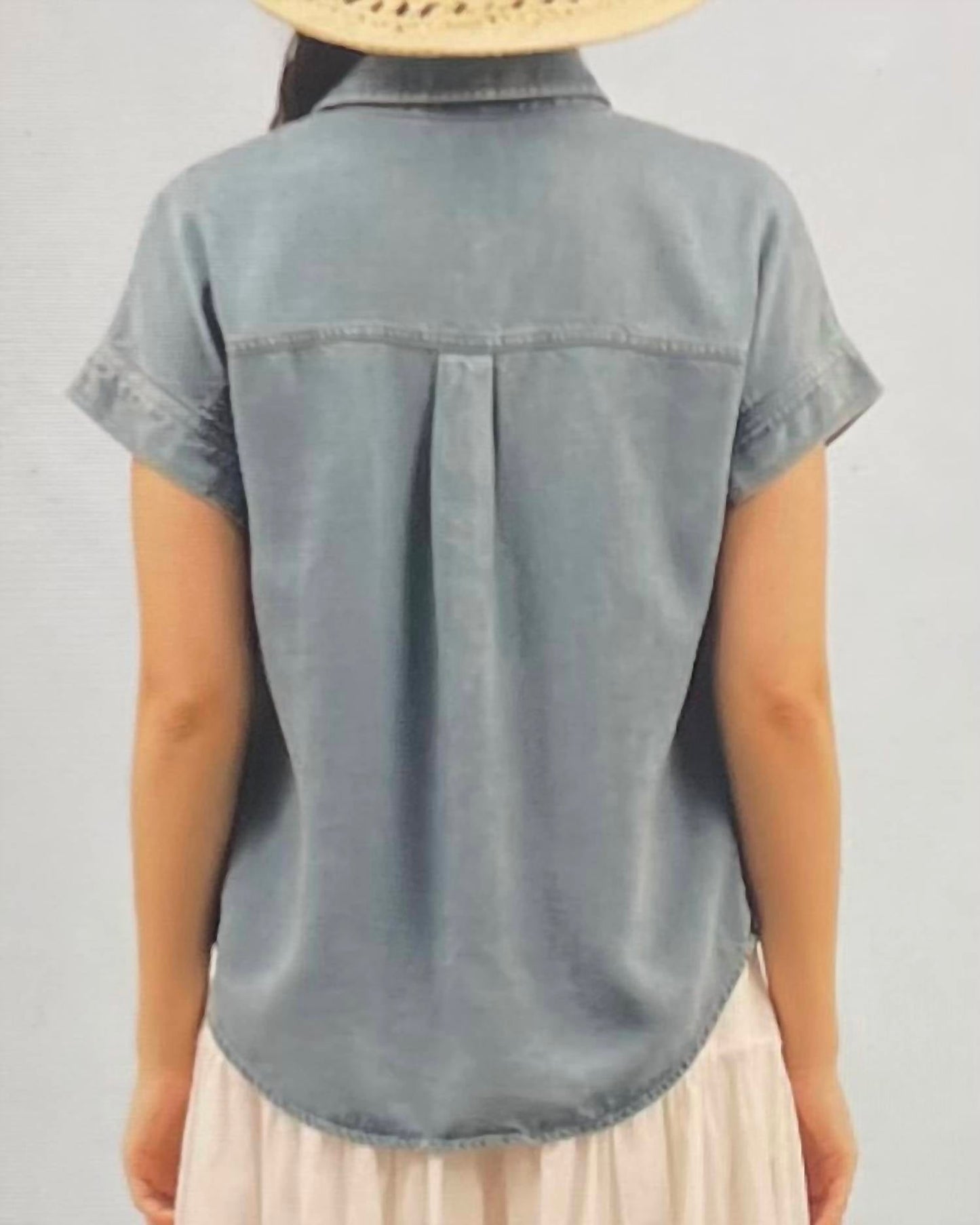 Blu Pepper - short sleeve denim shirt