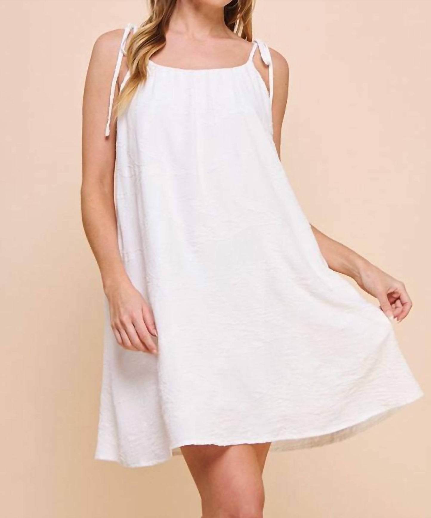 Allie Rose - Cami Dress With Cut Out Back
