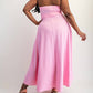 The Curve La - Plus Size Knit Tube Maxi Dress With Self Belt