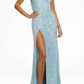 Ashleylauren - Sequin Halter Gown