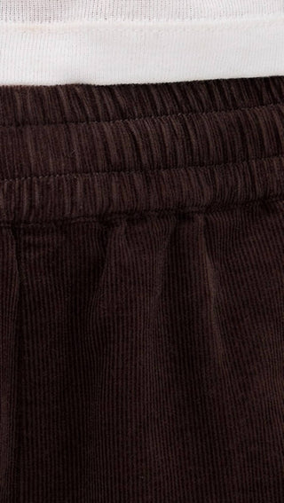 Atm - Corduroy Wide Leg Pants