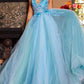 Jovani - Floral Embroidered Bodice Ballgown