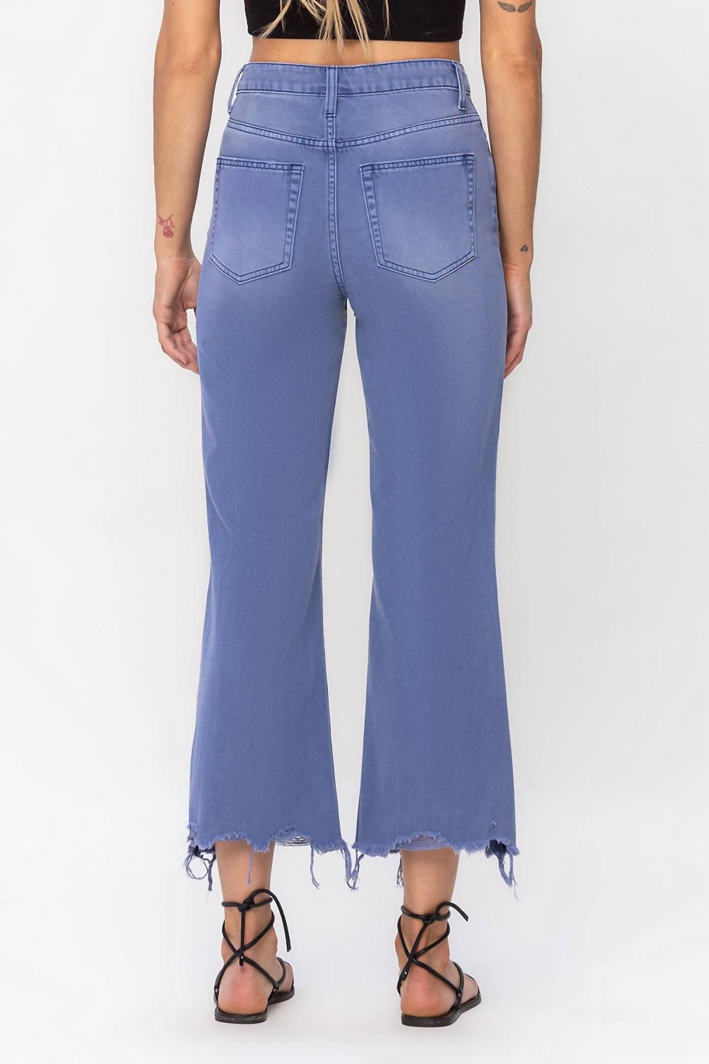 Vervet By Flying Monkey - 90"s Vintage Crop Flare Jeans