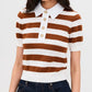 Frame - Women's The Bold Stripe Polo Shirt