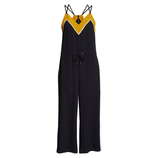 Ted Baker - DARVVA V-NECKLINE DRAWSTRINGS COTTON SLEEVELESS JUMPSUIT