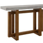 Keven Faux Concrete Top Table