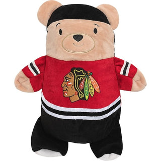 Cubcoats Transforming 2-in-1 Toddler Unisex Preschool Red Chicago Blackhawks Full-Zip Hoodie & Soft Plushie Red