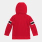 Cubcoats Transforming 2-in-1 Toddler Unisex Preschool Red Chicago Blackhawks Full-Zip Hoodie & Soft Plushie Red
