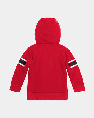 Cubcoats Transforming 2-in-1 Toddler Unisex Preschool Red Chicago Blackhawks Full-Zip Hoodie & Soft Plushie Red