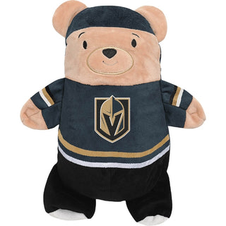 Cubcoats Transforming 2-in-1 Unisex Toddler Preschool Black Vegas Golden Knights Full-Zip Hoodie & Soft Plushie Black