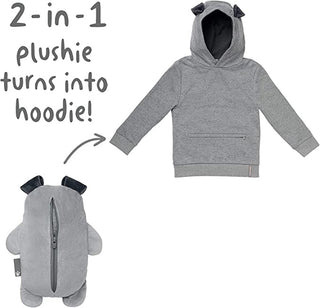 Cubcoats Kids Transforming 2 in 1 Pimm Pullover Unisex Gray