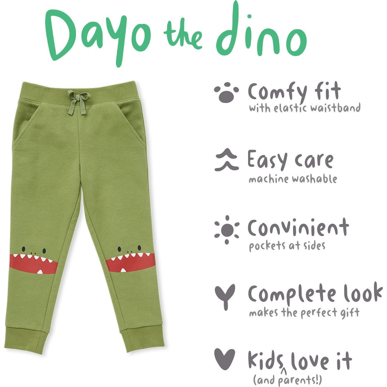 Cubcoats Kids  Dayo Jogger Unisex Green