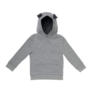 Cubcoats Kids Transforming 2 in 1  Unisex 2-in-1 Pullover Hoodie Gray