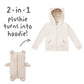 Cubcoats Kids Transforming 2 in 1 Bori Zip up Unisex Brown