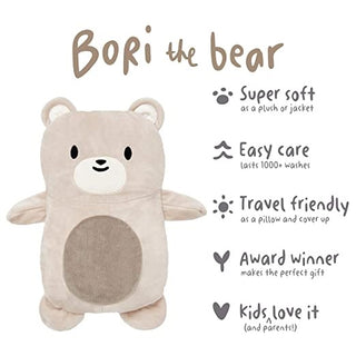 Cubcoats Kids Transforming 2 in 1 Bori Zip up Unisex Brown