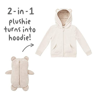 Cubcoats Kids Transforming 2 in 1 Bori Zip up Unisex Brown