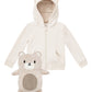 Cubcoats Kids Transforming 2 in 1 Bori Zip up Unisex Brown
