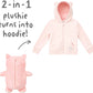 Cubcoats Kids Transforming 2 in 1 Kali Zip up Unisex Pink