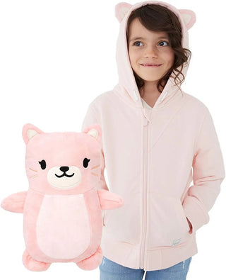 Cubcoats Kids Transforming 2 in 1 Kali Zip up Unisex Pink
