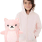 Cubcoats Kids Transforming 2 in 1 Kali Zip up Unisex Pink