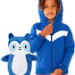 Cubcoats Kids Transforming 2 in 1 Rekka Zip up Unisex Blue