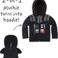 Cubcoats Unisex X Star Wars(TM) Darth Vader 2-in-1 Plush Toy Hoodie Black