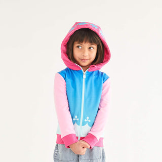 Cubcoats Transforming 2 in 1 Unisex Dream Works Trolls Poppy 2-in-1 Stuffed Animal Hoodie Blue