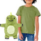 Cubcoats Transforming 2 in 1 Unisex Dayo T-Shirt Green