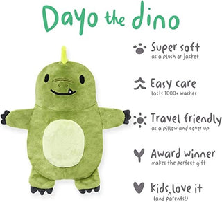 Cubcoats Transforming 2 in 1 Unisex Dayo T-Shirt Green