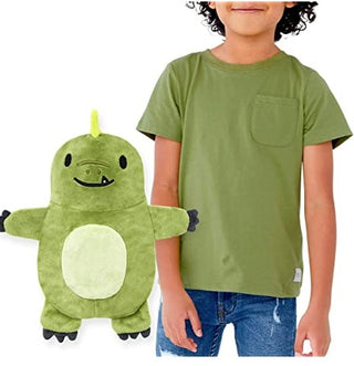 Cubcoats Transforming 2 in 1 Unisex Dayo T-Shirt Green