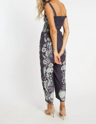 Caballero - Rose Protea Paisley Jumpsuit