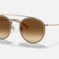 Ray Ban - Round Double Bridge Non Polarized Sunglasses Rb3647n 907051