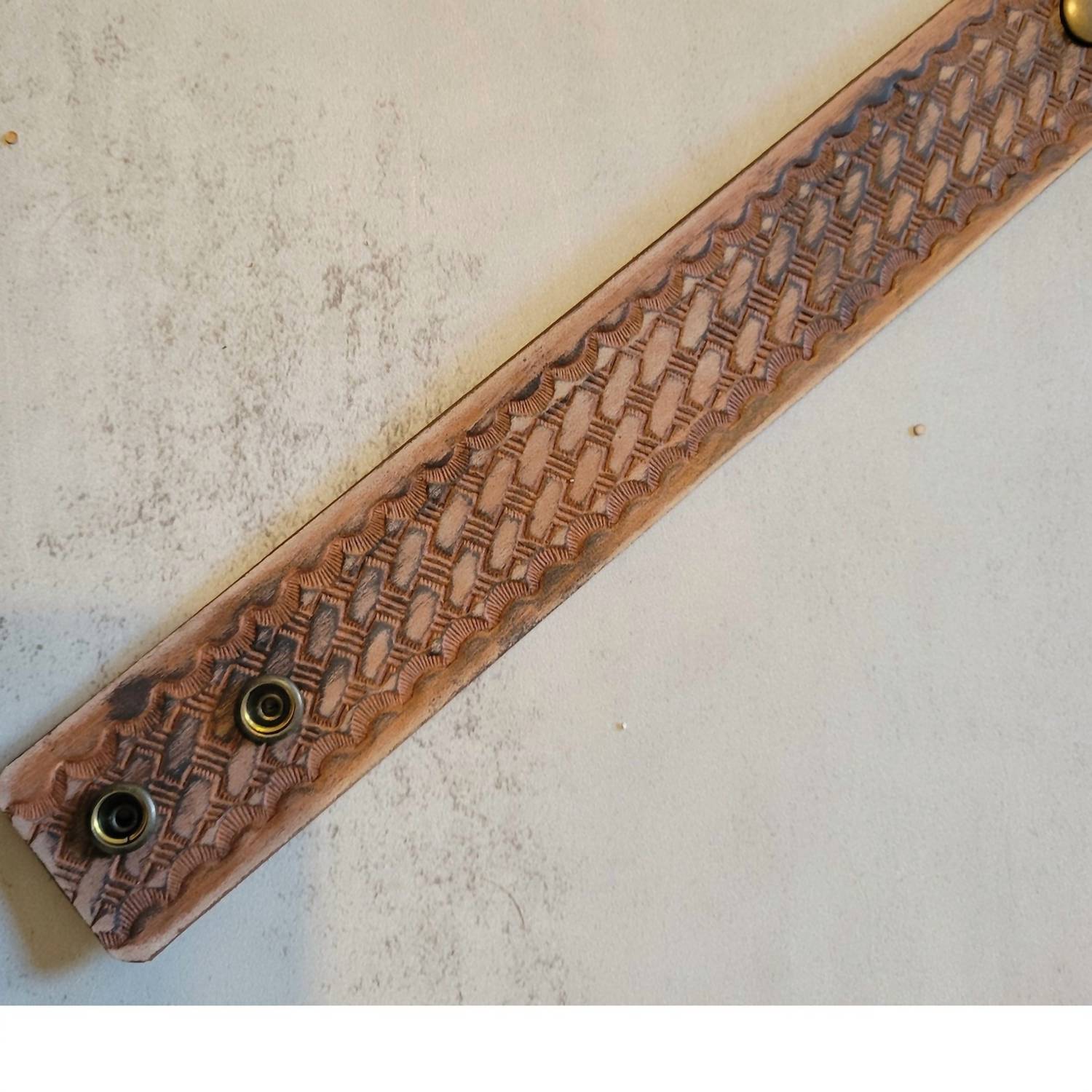 A Rare Bird - Women's Hand Tooled Leather Bracelet
