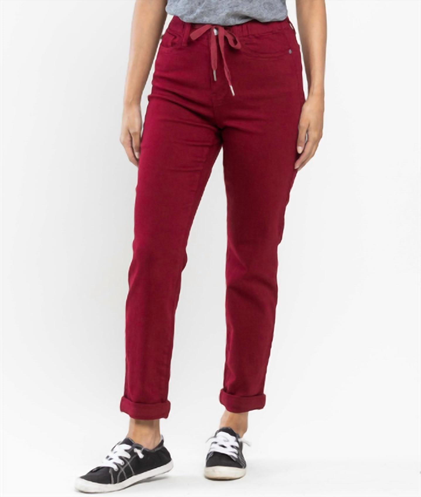 Judy Blue - High Waisted Pull On Double Cuff Jogger