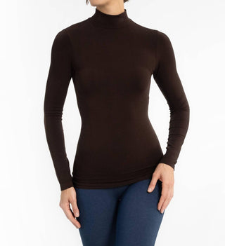 Elietian - Long Sleeve Mock Neck Top