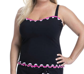 Profile By Gottex - Shirred Tankini Top - Plus