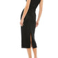 Mac Duggal - High Neck Halter Sleeveless Midi Dress
