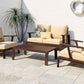 4 Pieces Outdoor Sofa Set with Cushions and Coffee Table